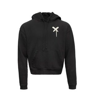 David Thomas X Huntington Graffiti Print Graphic Cotton Pullover Hoodie Sweater